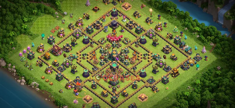 Town Hall 14 Base -farming – Layout id: ogung base layout