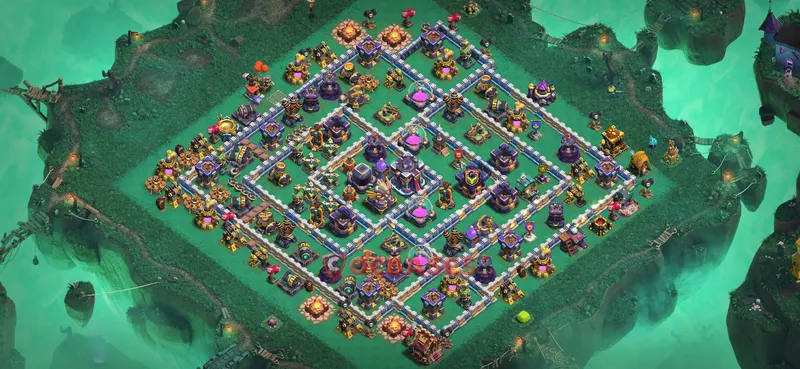 Town Hall 15 Base -farming – Layout id: 0l86b base layout