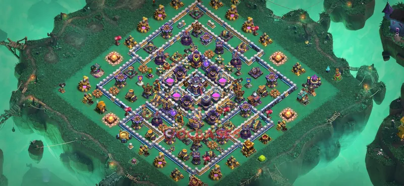 Town Hall 15 Base -farming – Layout id: 2j74y base layout