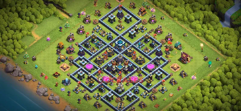 Town Hall 13 Base -farming – Layout id: vzoa7 base layout