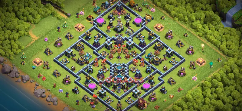 Town Hall 13 Base -farming – Layout id: ob0dq base layout