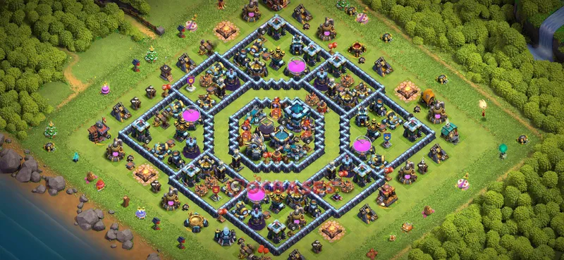 Town Hall 13 Base -farming – Layout id: svnqg base layout