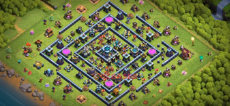 Town Hall 13 Base -farming – Layout id: sqjwz base layout