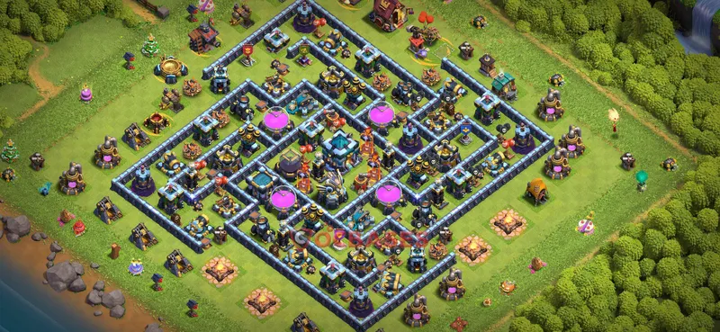Town Hall 13 Base -farming – Layout id: 9is9u base layout