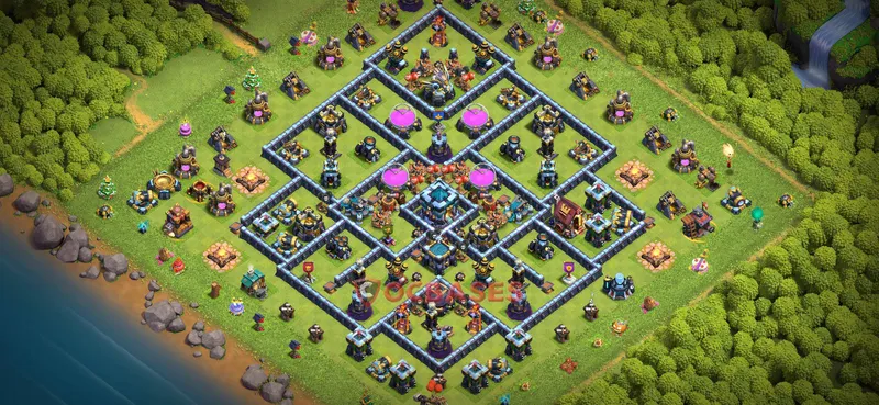 Town Hall 13 Base -farming – Layout id: 2j29t base layout