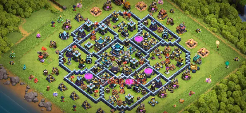 Town Hall 13 Base -farming – Layout id: cl7lh base layout