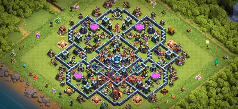 Town Hall 13 Base -farming – Layout id: i2il4 base layout
