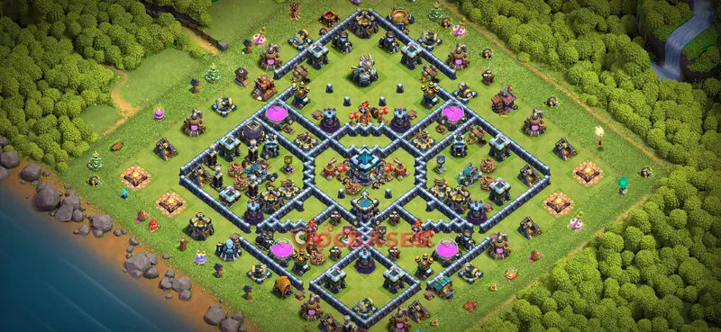 Town Hall 13 Base -farming – Layout id: 2vqhj base layout