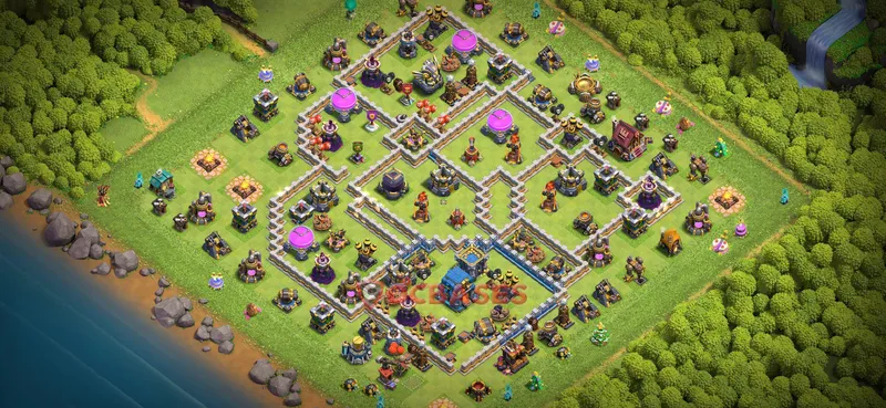 Town Hall 12 Base -farming – Layout id: yut31 base layout