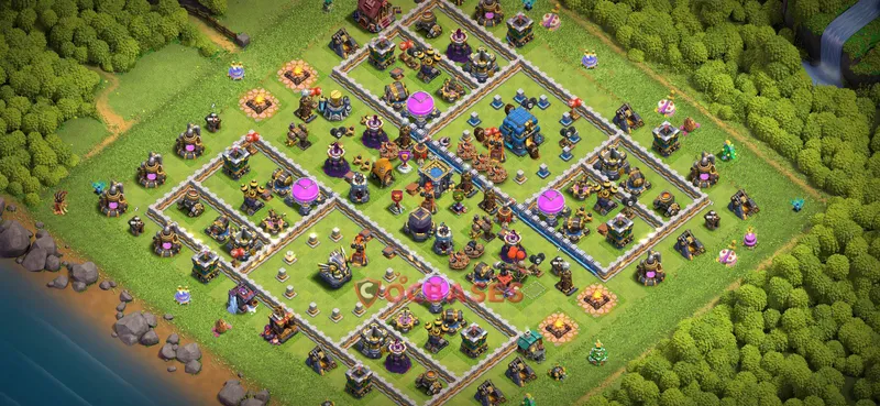 Town Hall 12 Base -farming – Layout id: cynm5 base layout