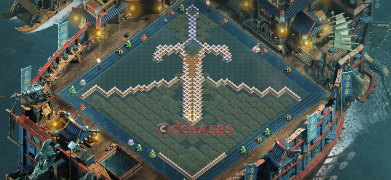 Town Hall 13 Base -fun – Layout id: gvbsd base layout, image 1