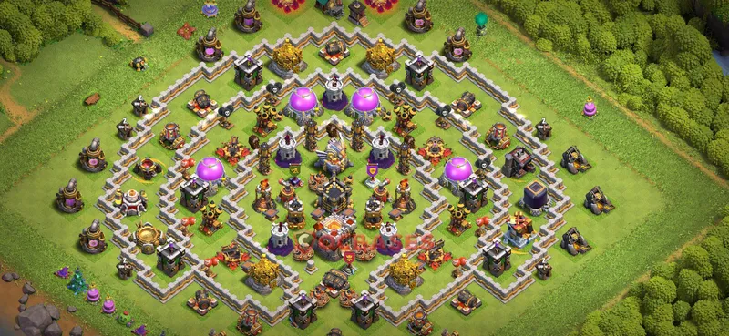 Town Hall 11 Base -farming – Layout id: 3s0g1 base layout