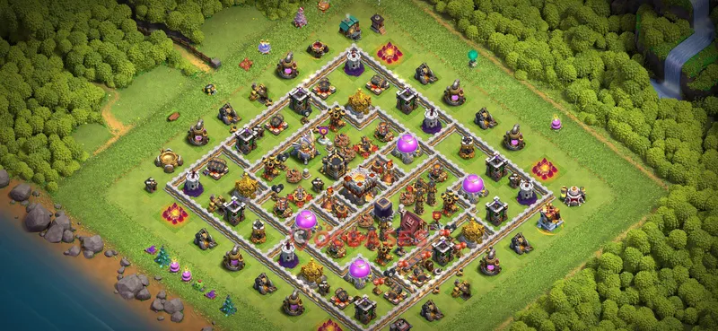 Town Hall 11 Base -farming – Layout id: wivem base layout