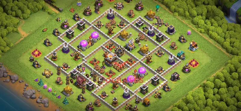 Town Hall 11 Base -farming – Layout id: dulb8 base layout