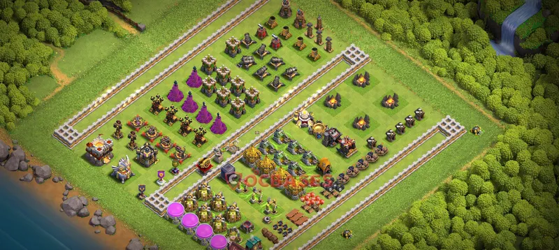 Town Hall 11 Base -progress base – Layout id: blpkc base layout