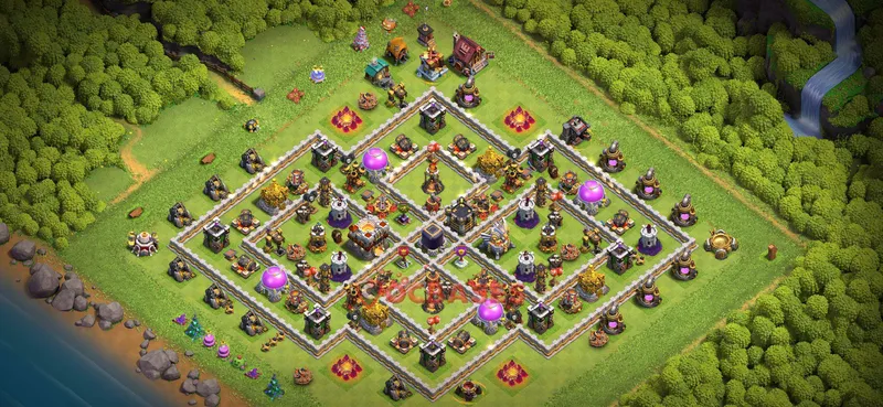 Town Hall 11 Base -farming – Layout id: gro57 base layout