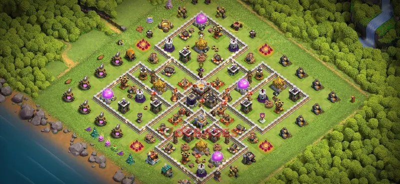 Town Hall 11 Base -farming – Layout id: if4zr base layout