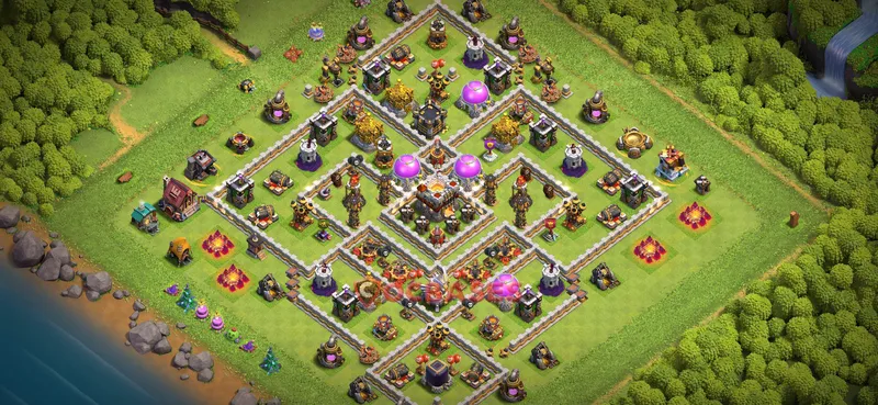 Town Hall 11 Base -farming – Layout id: nhyew base layout