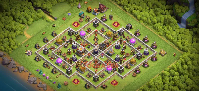 Town Hall 11 Base -farming – Layout id: 70wht base layout