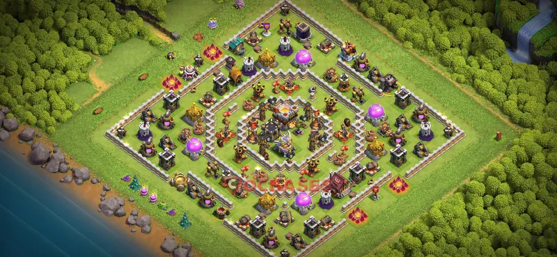 Town Hall 11 Base -farming – Layout id: osv14 base layout