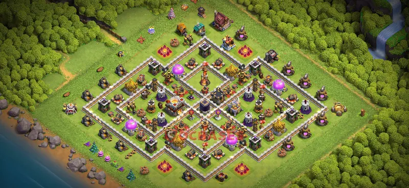 Town Hall 11 Base -farming – Layout id: t9lja base layout