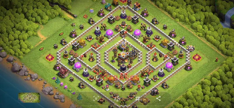 Town Hall 11 Base -farming – Layout id: rymqb base layout