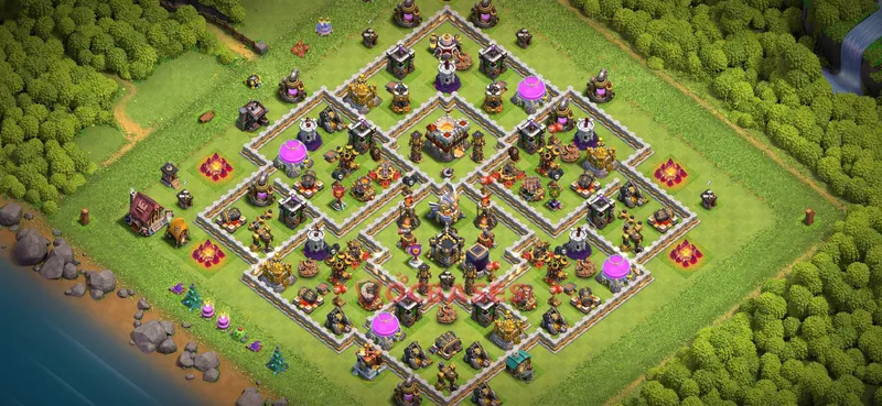Town Hall 11 Base -farming – Layout id: vs1ue base layout