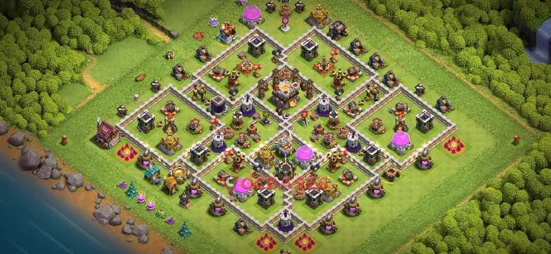 Town Hall 11 Base -farming – Layout id: 9l3sx base layout