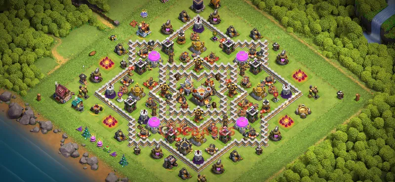 Town Hall 11 Base -farming – Layout id: jech5 base layout