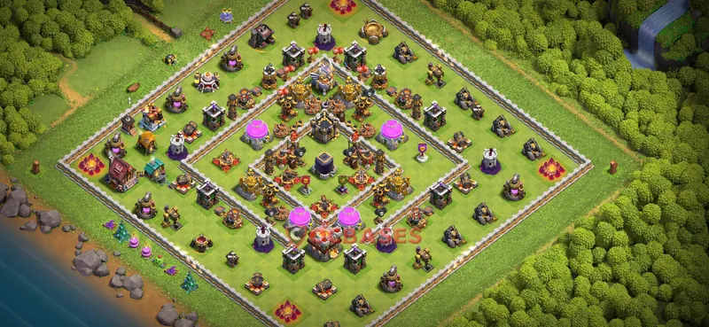 Town Hall 11 Base -farming – Layout id: jx9p1 base layout