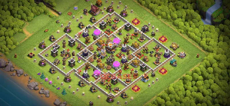 Town Hall 11 Base -farming – Layout id: puzyc base layout