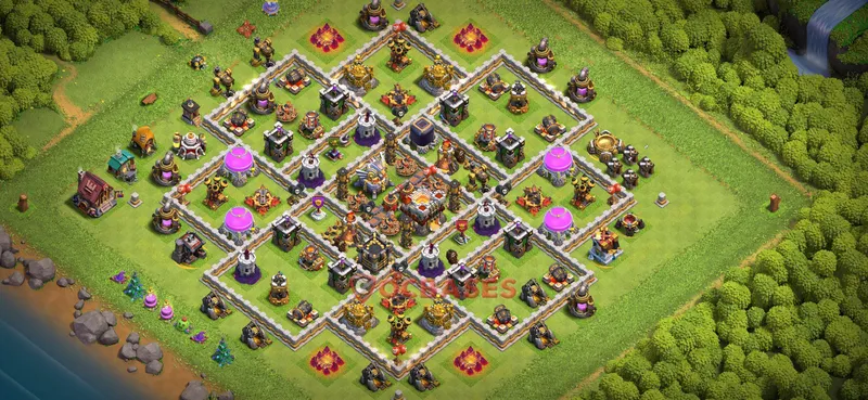 Town Hall 11 Base -farming – Layout id: fzcxz base layout