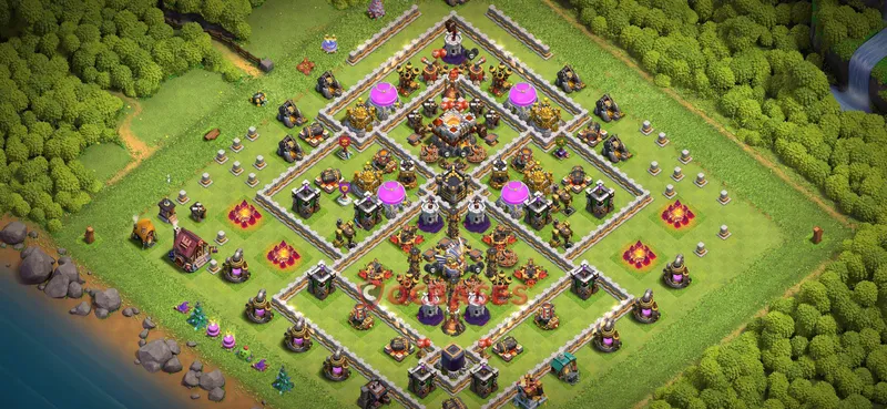 Town Hall 11 Base -farming – Layout id: luzzz base layout