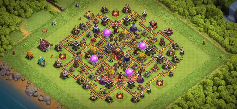 Town Hall 10 Base -farming – Layout id: 6i4sc base layout