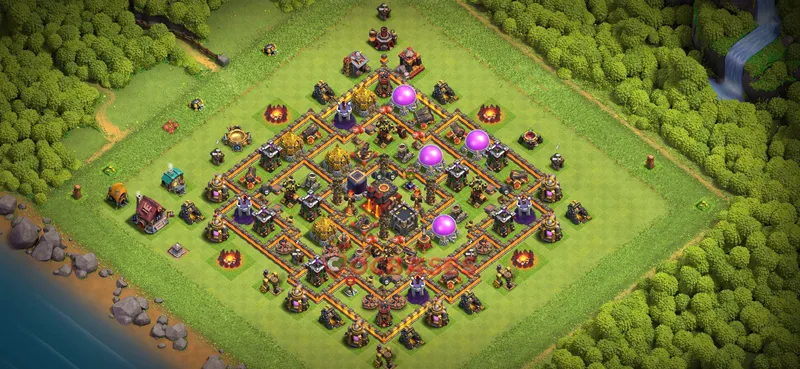 Town Hall 10 Base -farming – Layout id: 63jyl base layout