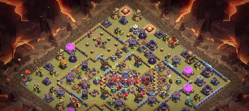 Town Hall 15 Base -war – Layout id: ny4u7 base layout, image 2