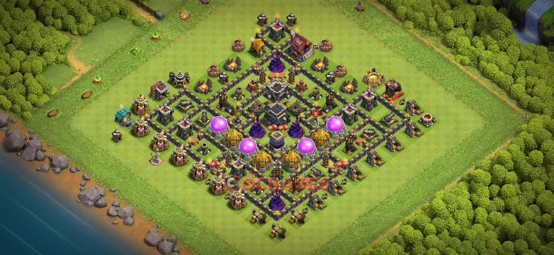 Town Hall 9 Base -farming – Layout id: urclp base layout