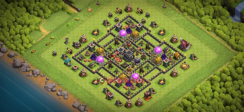 Town Hall 9 Base -farming – Layout id: vuij8 base layout