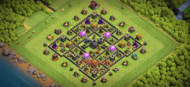 Town Hall 9 Base -farming – Layout id: bkvj7 base layout