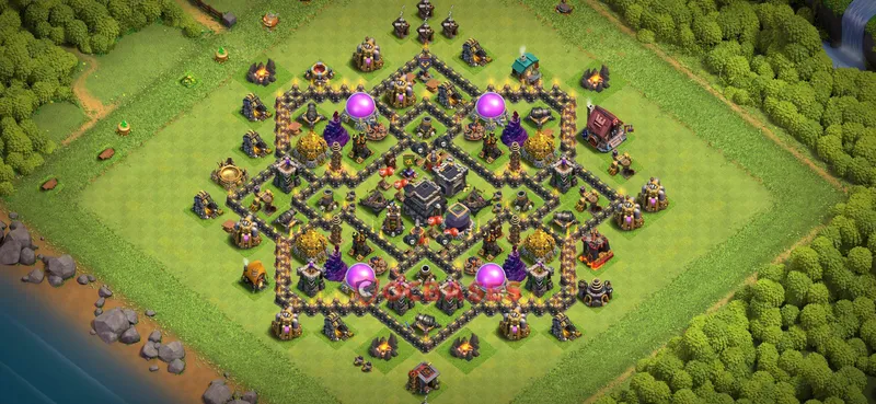 Town Hall 9 Base -farming – Layout id: 8uo9v base layout