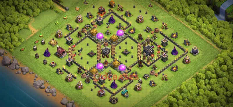 Town Hall 9 Base -farming – Layout id: 19zr8 base layout