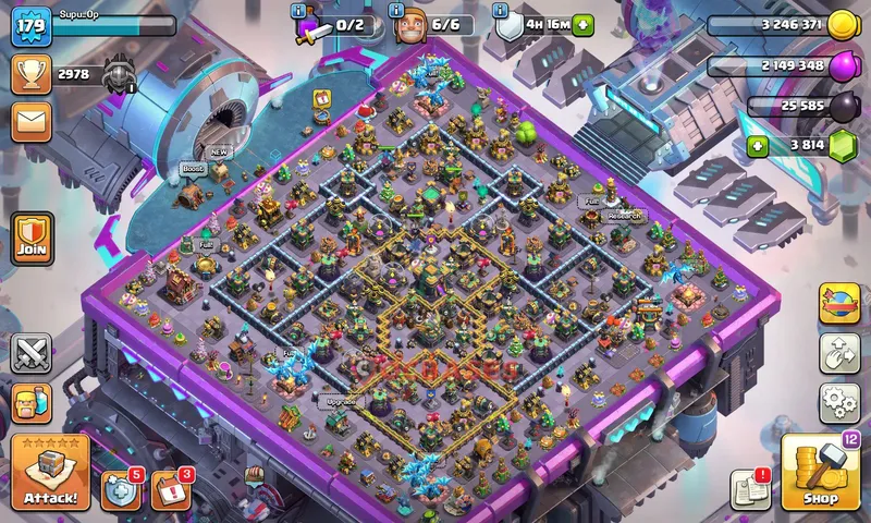 Town Hall 14 Base -hybrid – Layout id: lqcr7 base layout