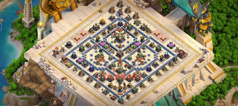 Town Hall 14 Base -trophy – Layout id: 43z1o base layout, image 1