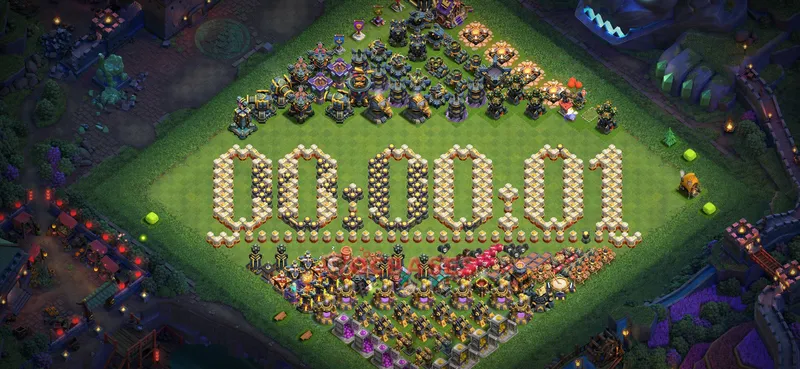 Town Hall 17 Base -fun – Layout id: 747zw base layout