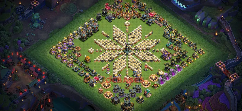 Town Hall 17 Base -progress base – Layout id: qz867 base layout