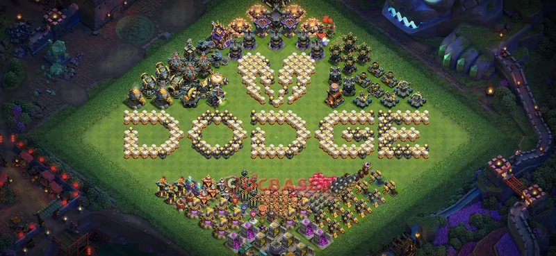 Town Hall 17 Base -progress base – Layout id: bre4k base layout