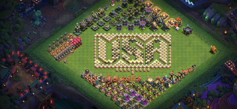 Town Hall 17 Base -progress base – Layout id: eb5z4 base layout