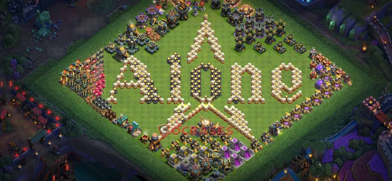 Town Hall 17 Base -progress base – Layout id: 3xvbb base layout