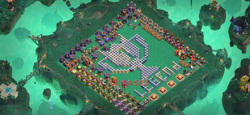 Town Hall 15 Base -progress base – Layout id: v8z8l base layout