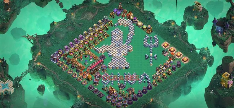 Town Hall 15 Base -progress base – Layout id: 03wpv base layout